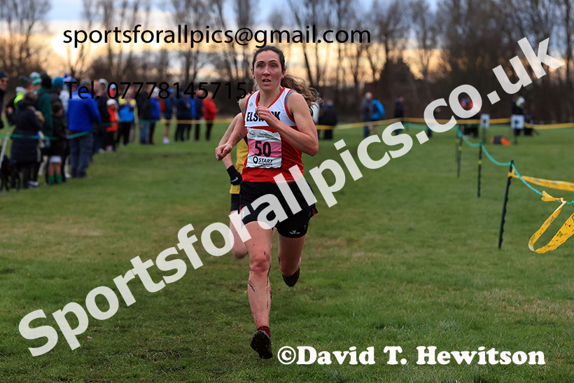 Senior womens 2024 NECAA Cross Country Champs., Temple Park, South Shields. Photo: David T. Hewitson/Sports for All Pics